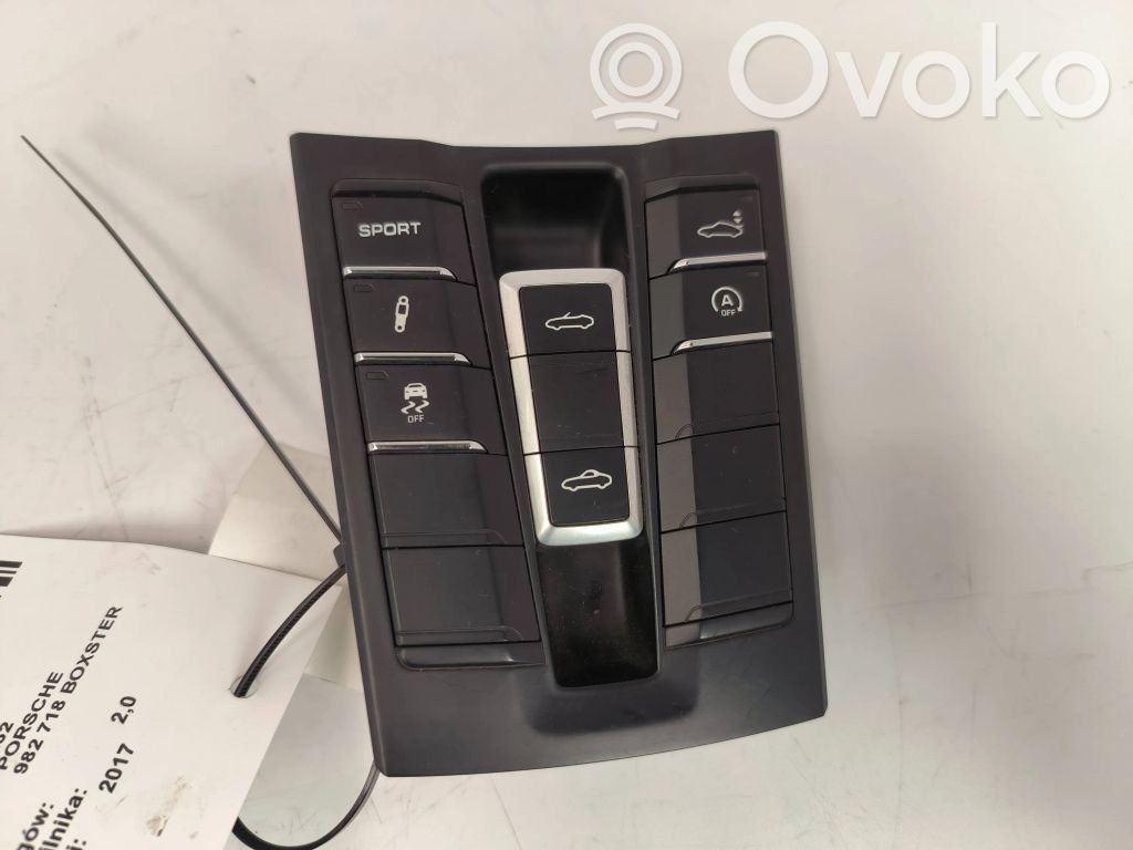 Porsche Boxster 982 Przyciski multifunkcyjne 