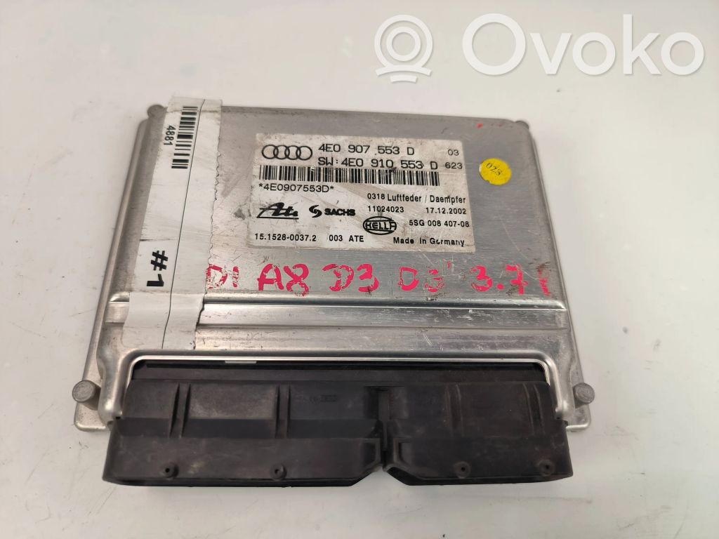 Audi A8 S8 D3 4E Pakabos valdymo blokas 