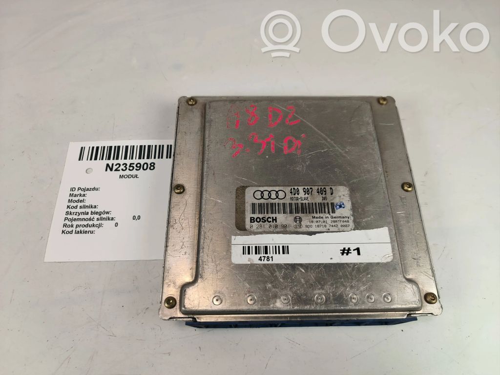 Audi A8 S8 D2 4D Engine control unit/module 