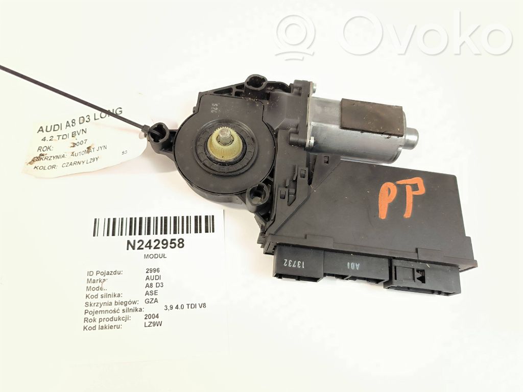 Front door window regulator motor   4E1959802D,998266111,5WK45672KBF,4E1910802B,998092111