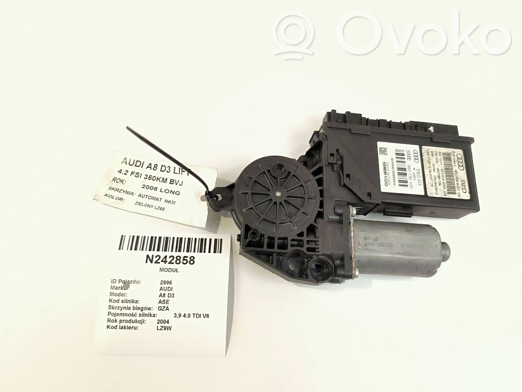 Rear door window regulator motor   4E0959802D,5WK45676KBF
