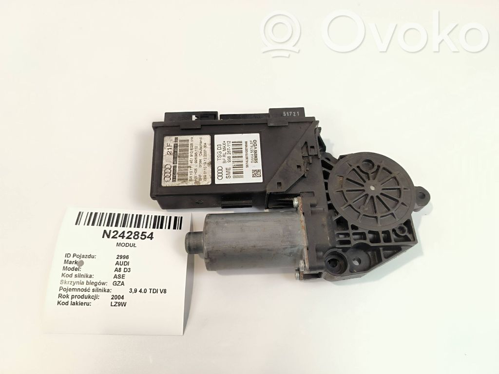 Audi A8 S8 D3 4E Front door window regulator motor 