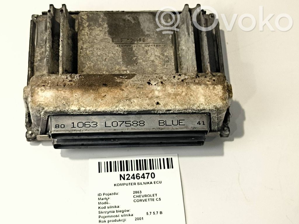 Chevrolet Corvette C5 Engine control unit/module 