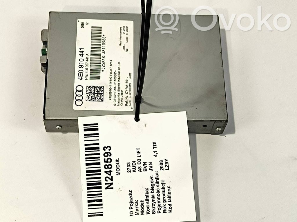 Audi A8 S8 D3 4E Camera control unit module 