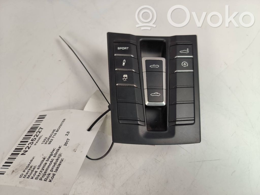 Porsche Boxster 982 Inne przełączniki i przyciski 