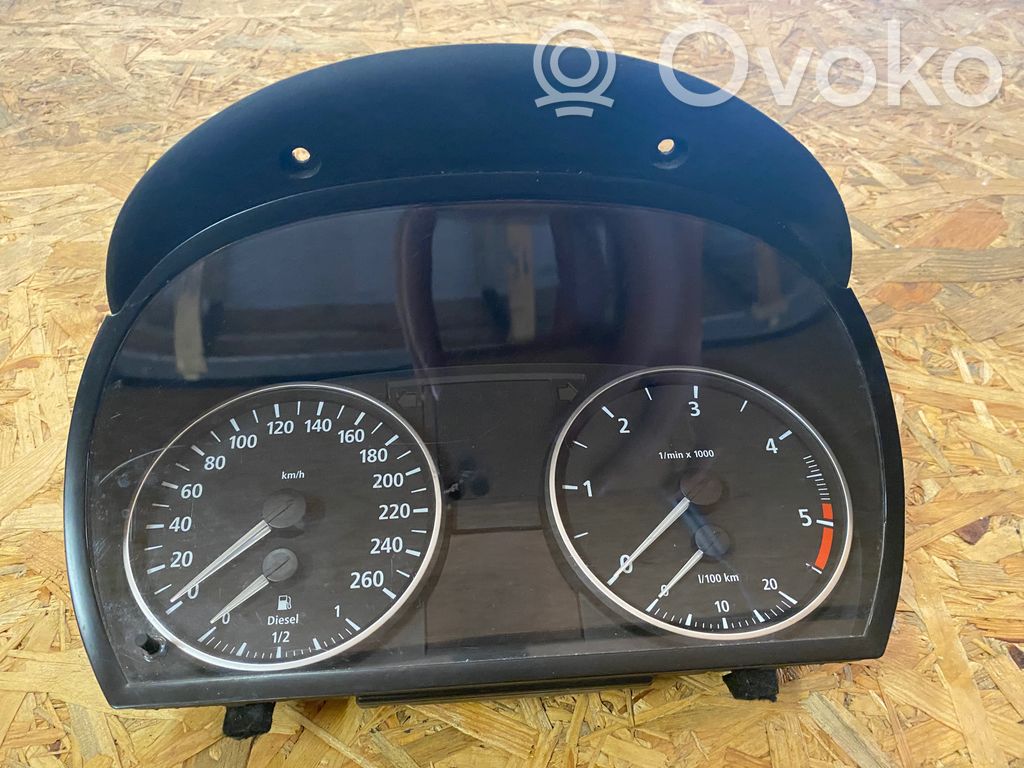 BMW 3 E90 E91 Speedometer (instrument cluster) 