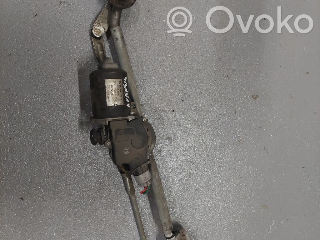 Toyota Avensis T250 Mechanizm i silniczek wycieraczek szyby przedniej / czołowej 