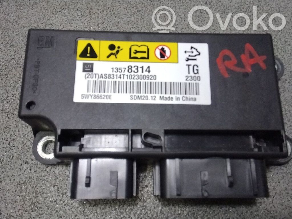 Chevrolet Spark Airbag control unit/module 