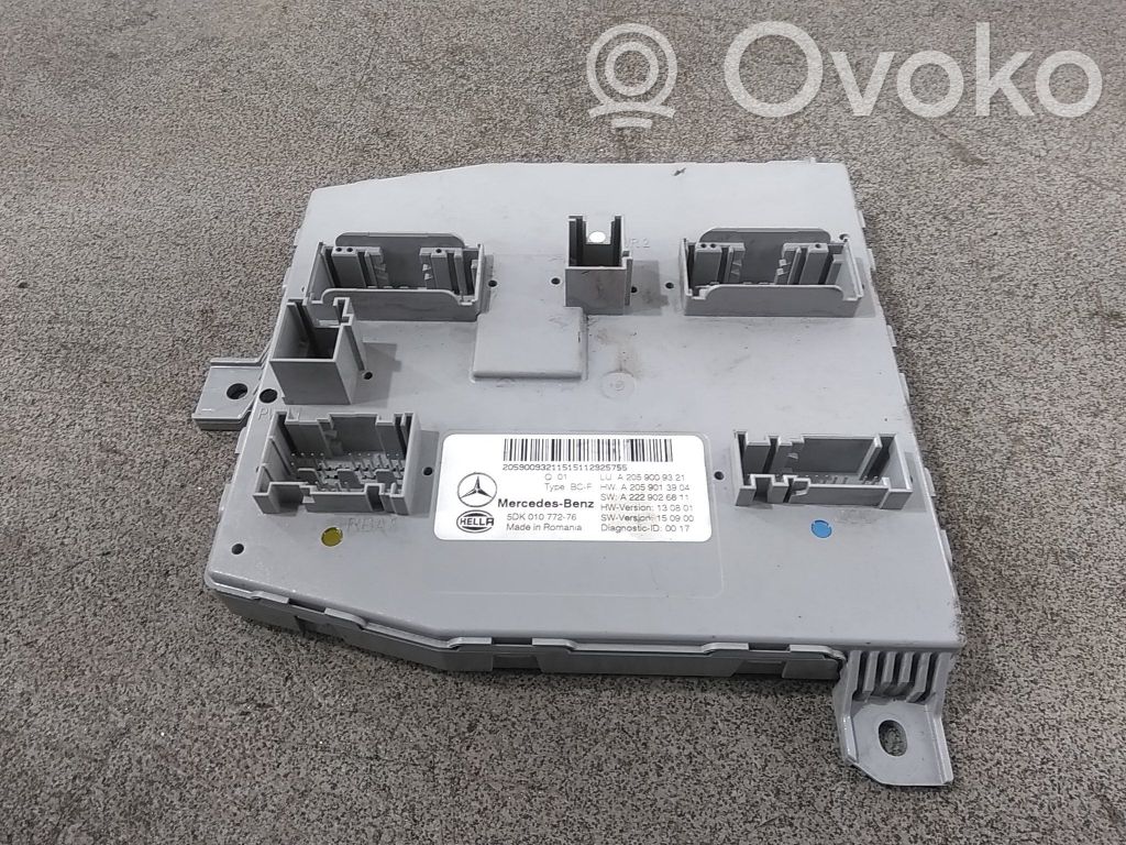 Mercedes-Benz C W205 Alte unități/module de control