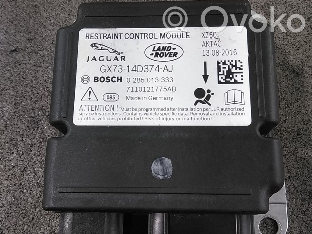 Centralina/modulo airbag   GX7314D374AJ,GX7314D374AJ