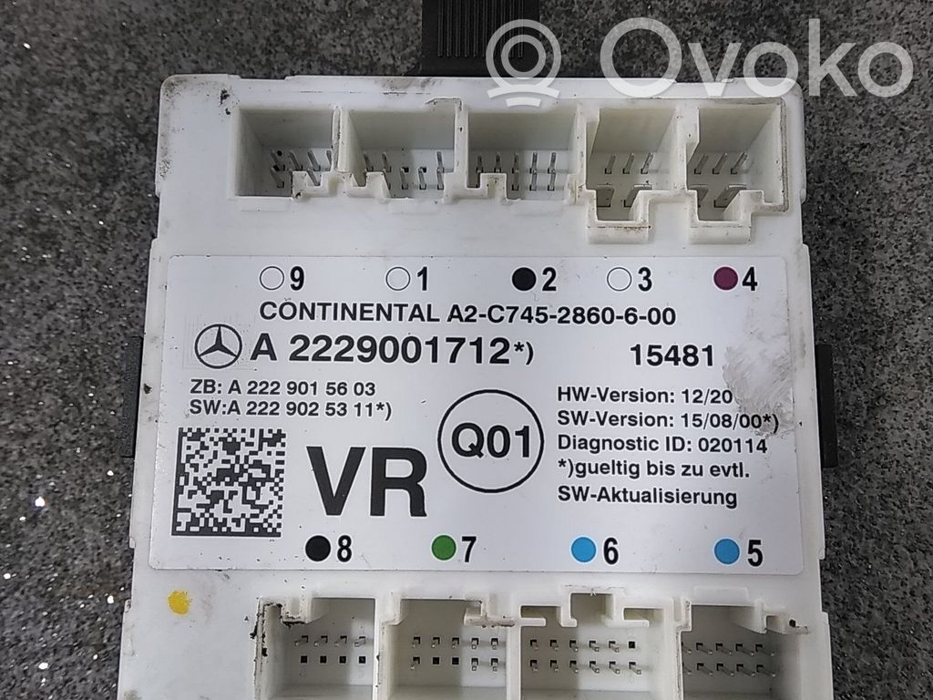 Mercedes-Benz C W205 Modul confort 