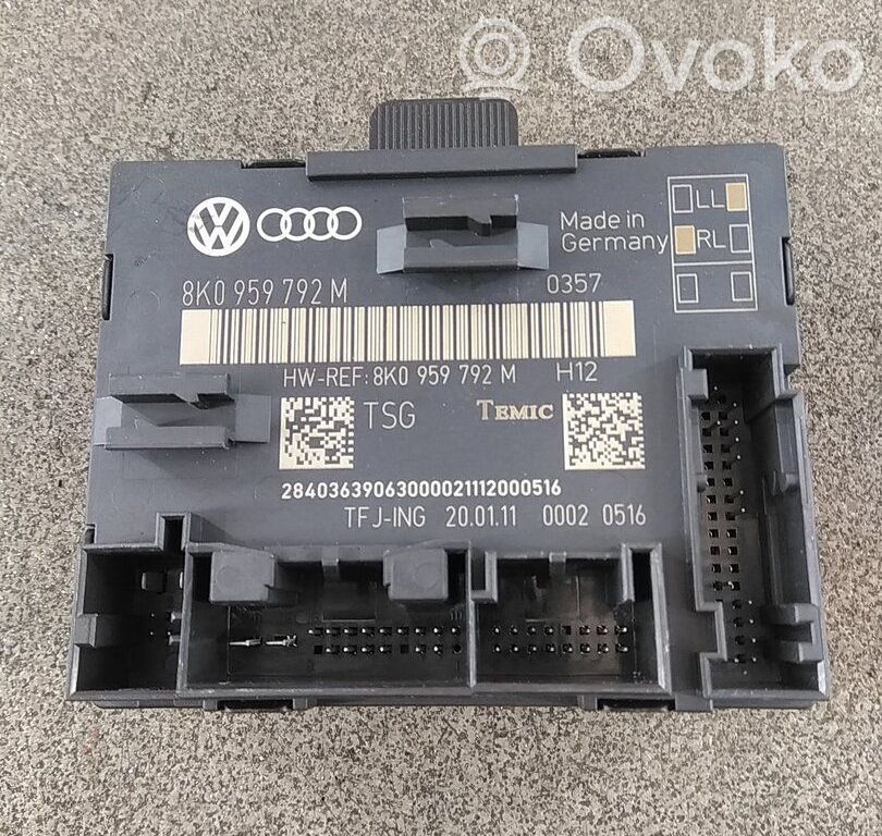 Module confort   8K0959792M