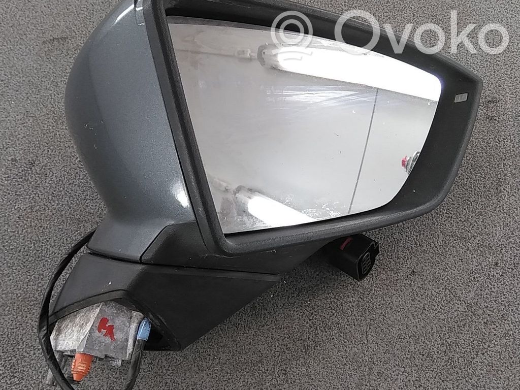 Seat Leon (5F) Etuoven sähköinen sivupeili 
