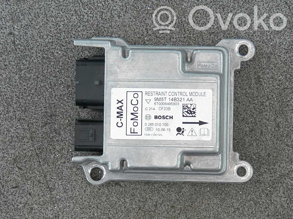 Airbag control unit/module   1667756,9M5T14B321AA,0285010700,1667756