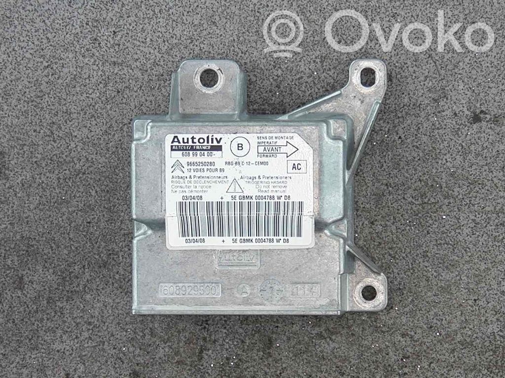 Citroen Berlingo Airbag control unit/module 