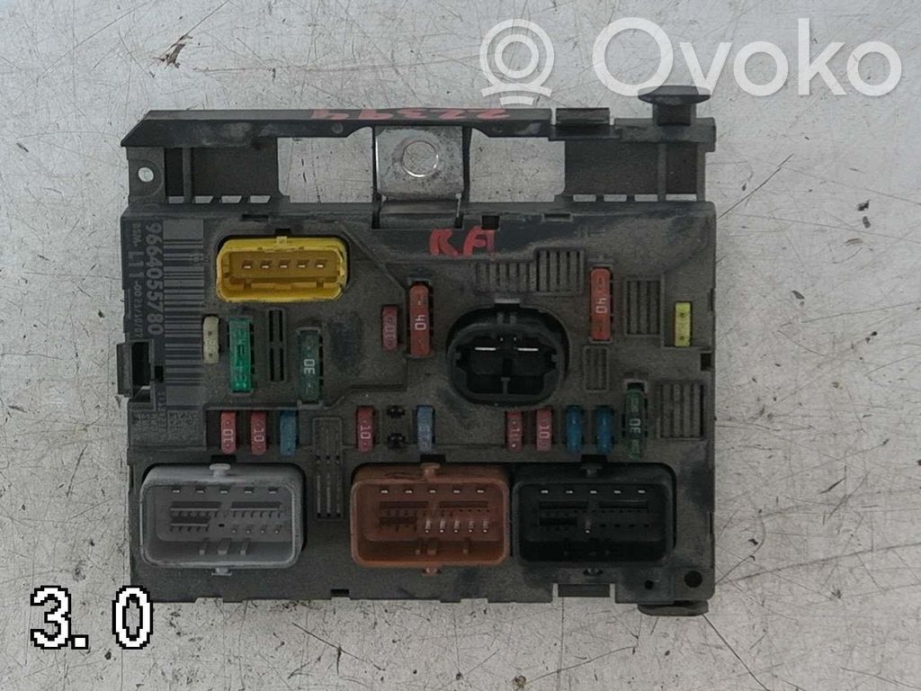 Peugeot 307 Battery relay fuse 