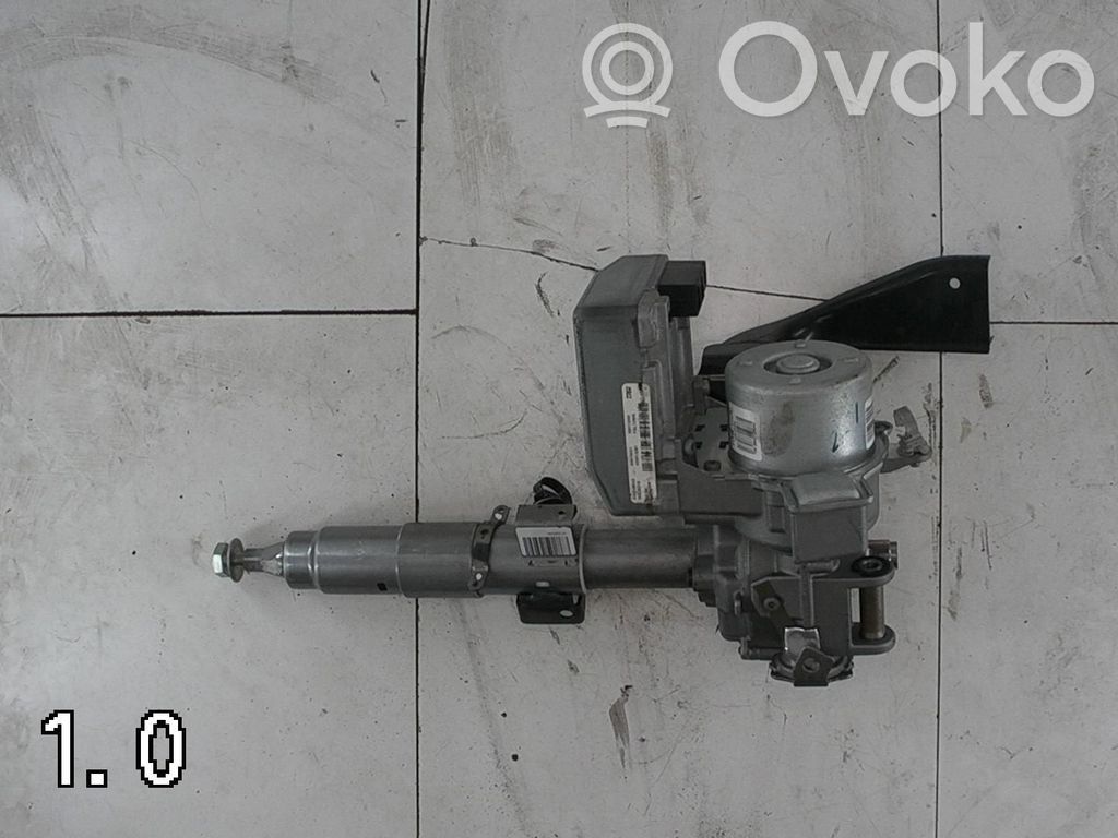 Steering wheel axle