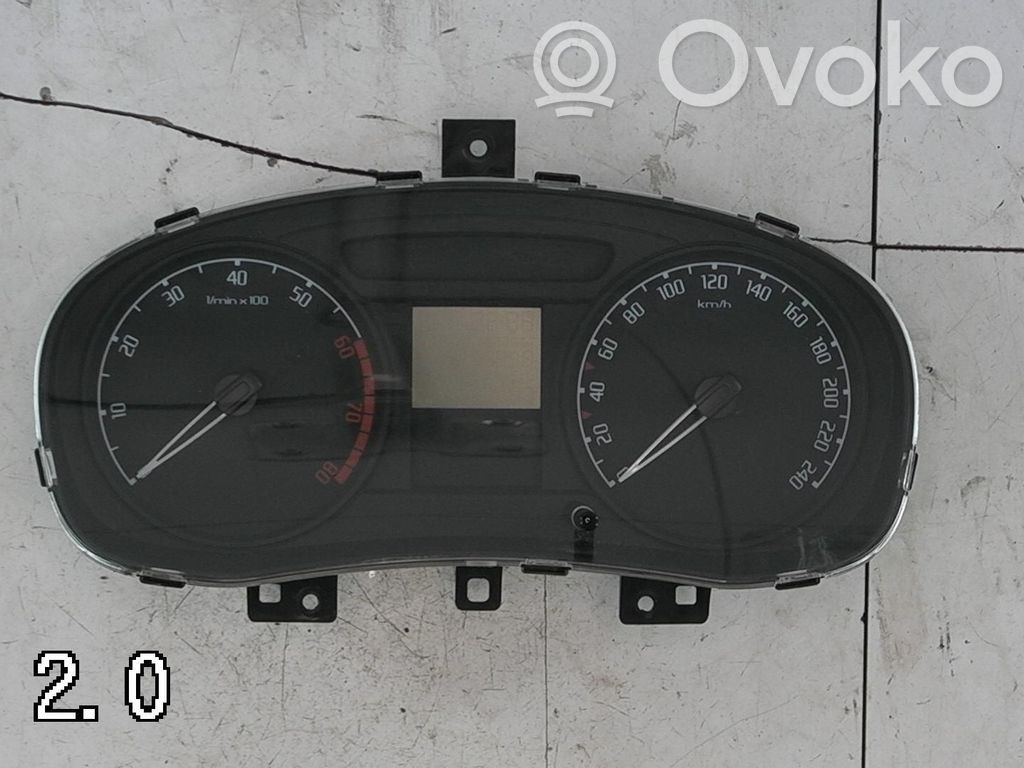 Skoda Fabia Mk2 (5J) Vitezometru (grup de instrumente) 