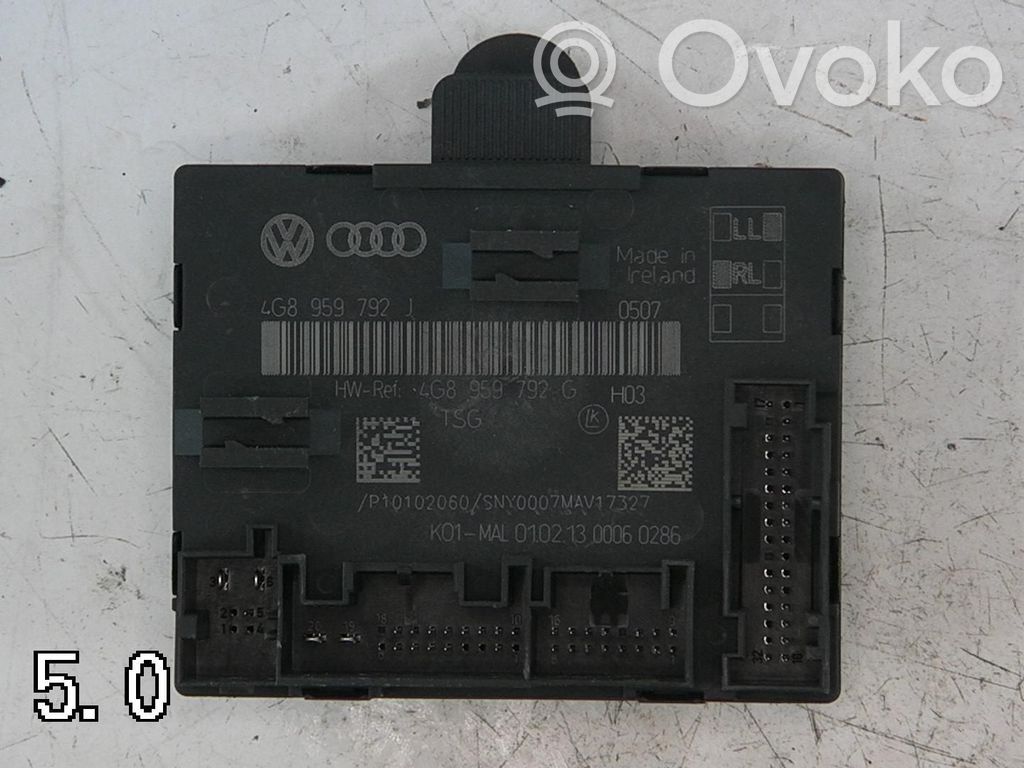 Audi A6 S6 C7 4G Module confort 