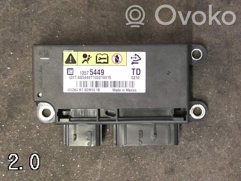 Opel Insignia A Sterownik / Moduł Airbag 