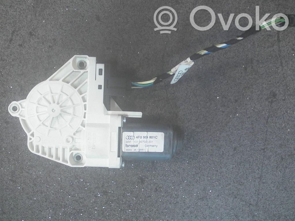 Audi A6 S6 C6 4F Moteur de lève-vitre de porte avant