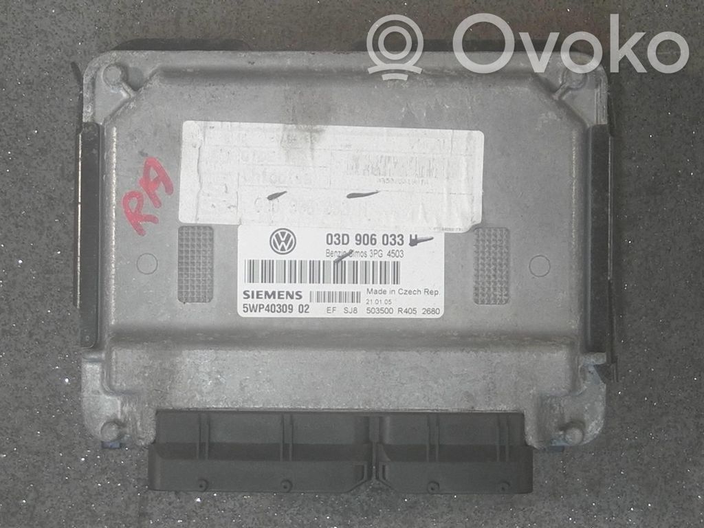 Unitate/modul de control motor   03D906033H
