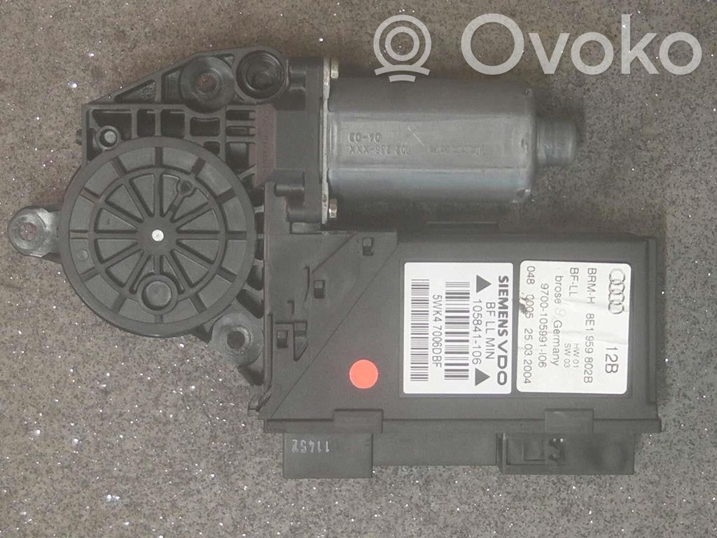 Audi A4 S4 B6 8E 8H Motor macara geam ușă față 