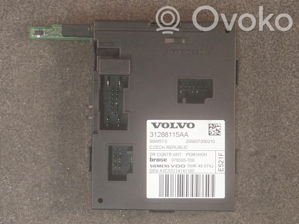 Autres unités de commande / modules   31288115AA