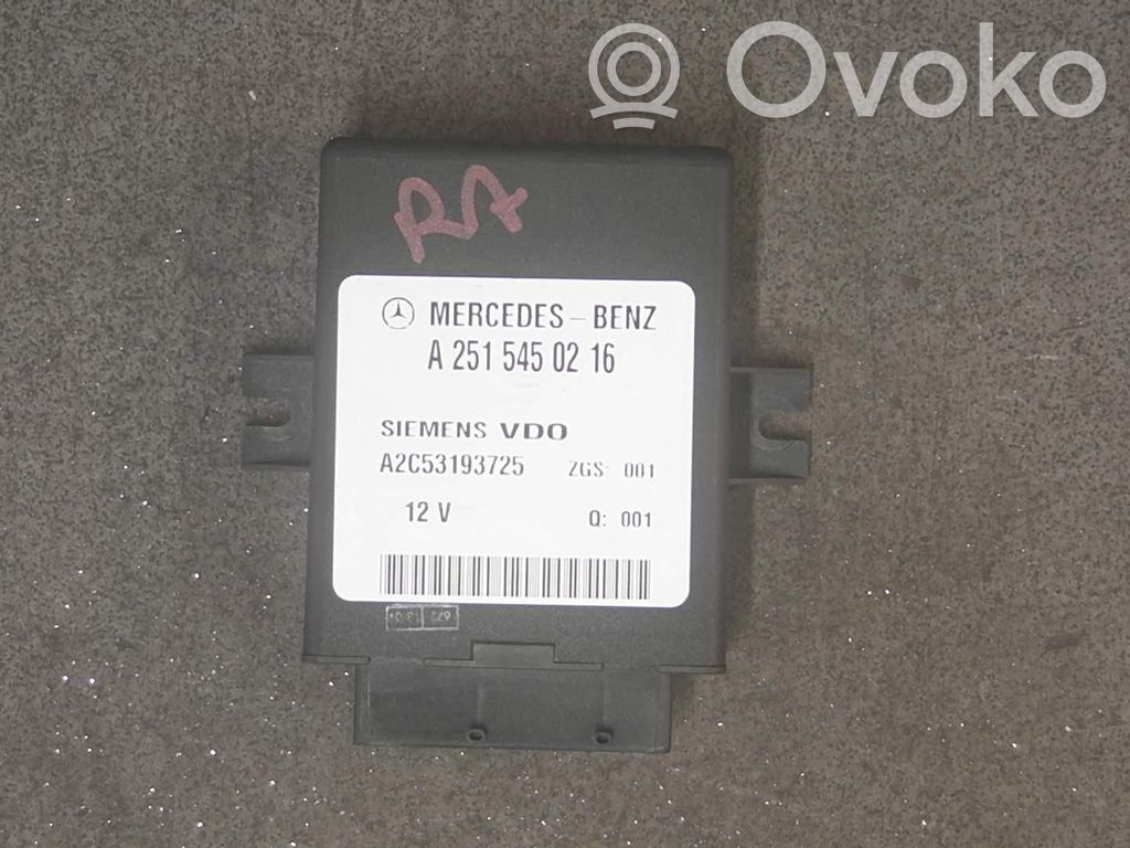 Module de commande suspension   A2515450216