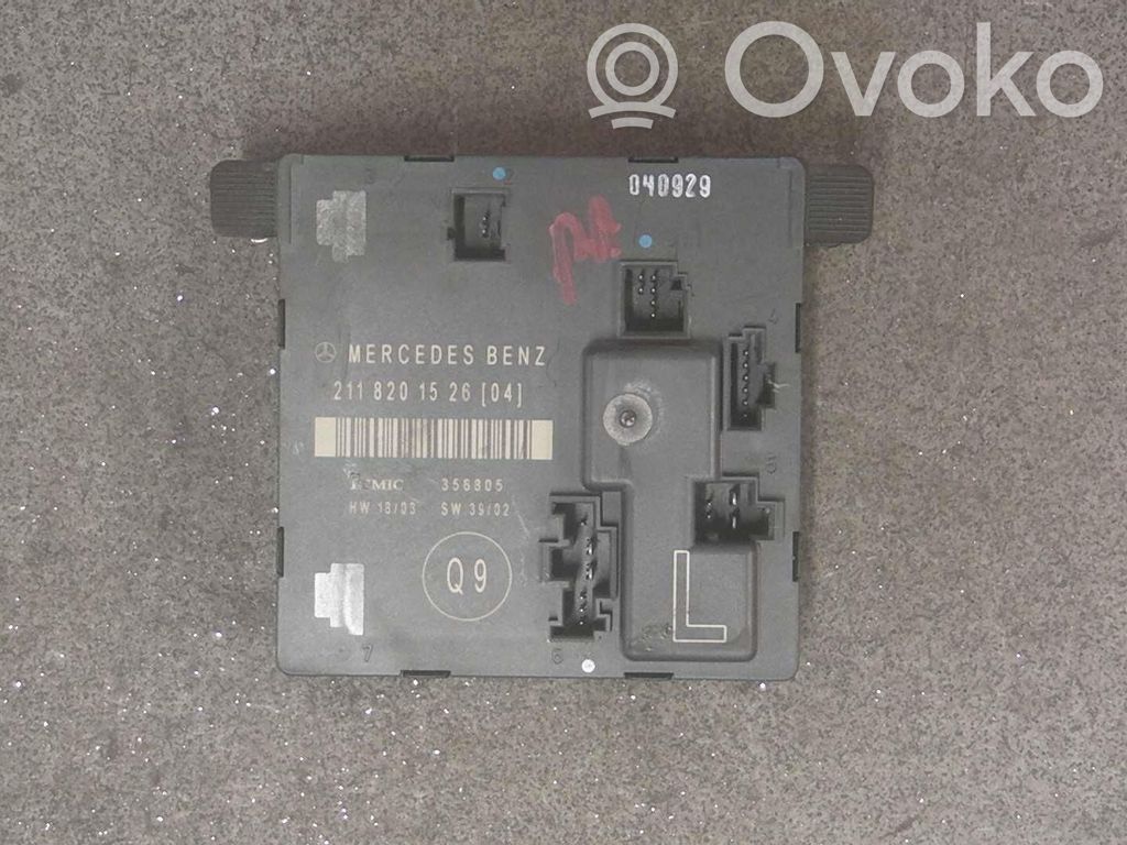 Mercedes-Benz E W211 Module confort 