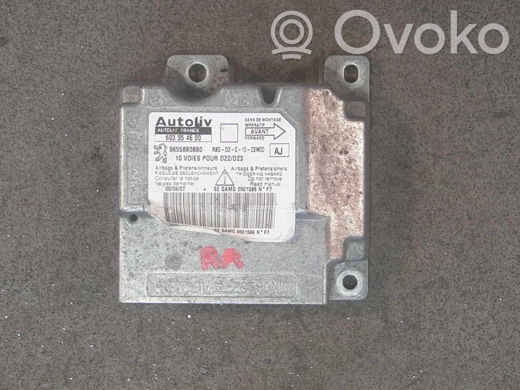 Peugeot 407 Unitate/modul de comandă airbaguri 