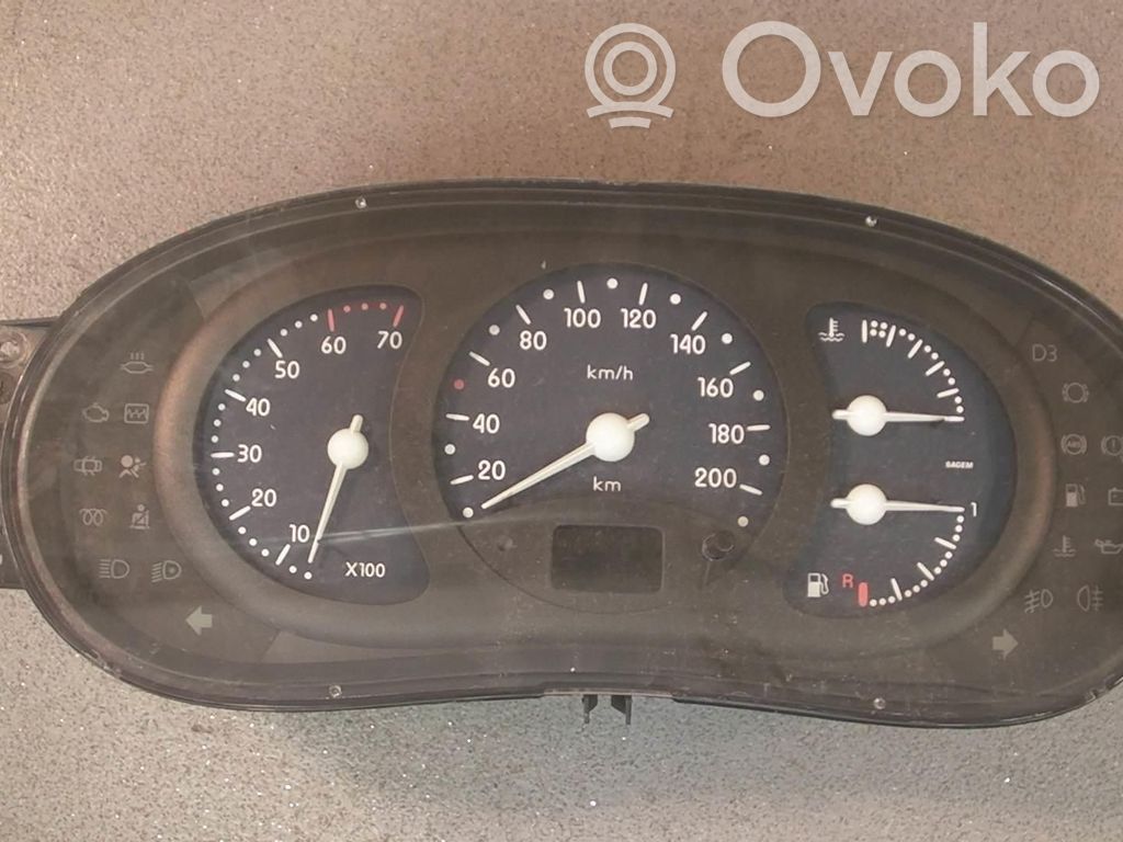 Renault Clio II Tachimetro (quadro strumenti)