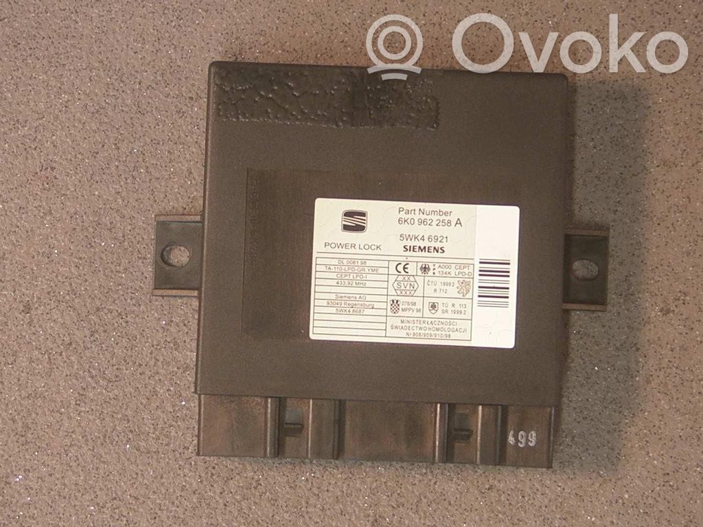 Sterownik / Moduł centralnego zamka   6K0962258