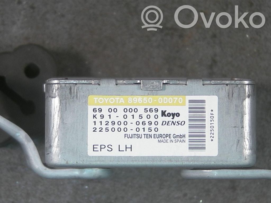 Toyota Yaris Centralina/modulo servosterzo 