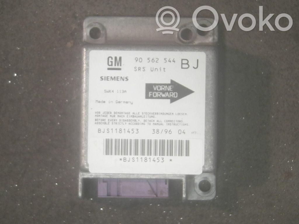 Opel Astra F Unitate/modul de comandă airbaguri 