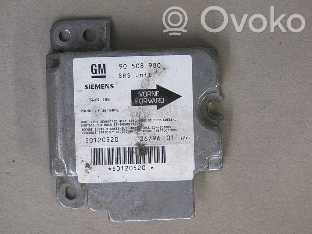 Centralina/modulo airbag   90508980