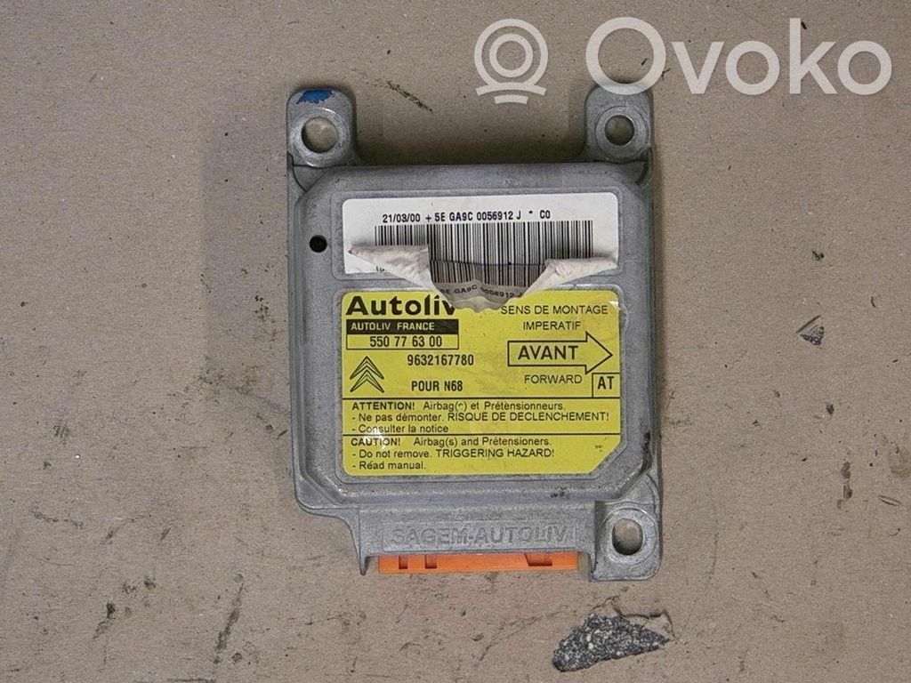 Citroen Xsara Picasso Unitate/modul de comandă airbaguri 