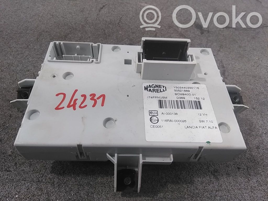 Alfa Romeo Giulietta Módulo de fusible 