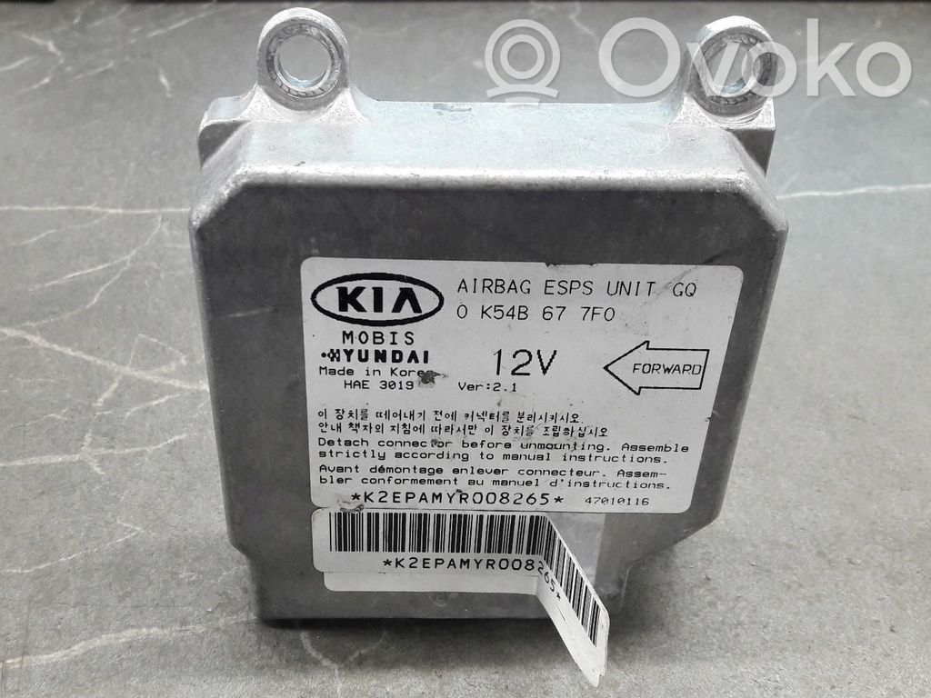 KIA Carnival Unidad de control/módulo del Airbag 