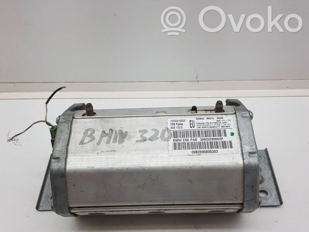BMW 3 E90 E91 Pasažiera drošības spilvens 