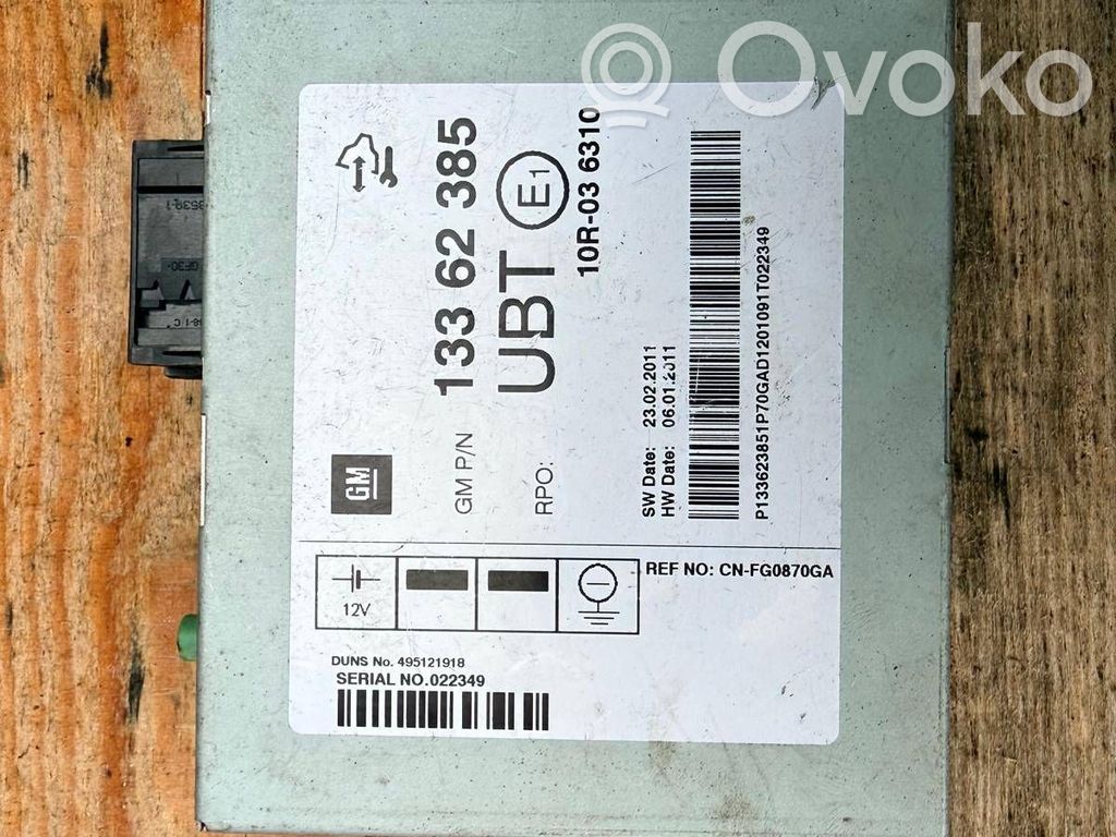 Opel Insignia A Other control units/modules 