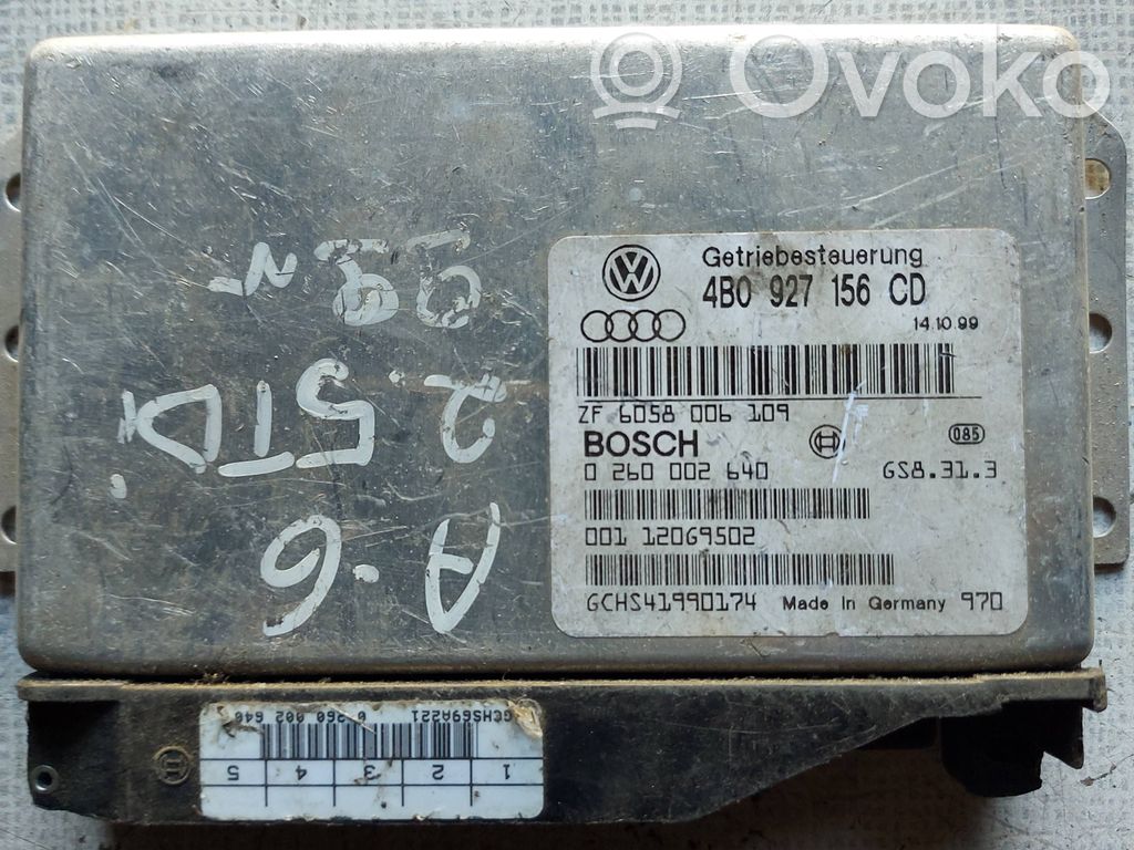 Audi A6 S6 C5 4B Gearbox control unit/module 