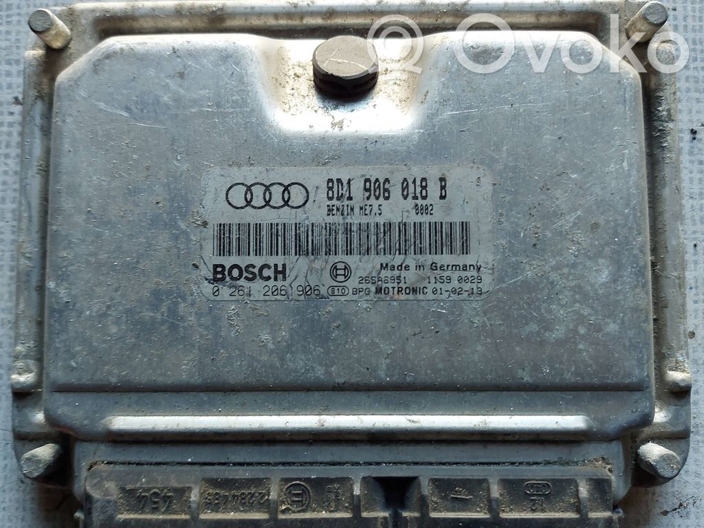Audi A3 S3 8L Unité de commande, module ECU de moteur 