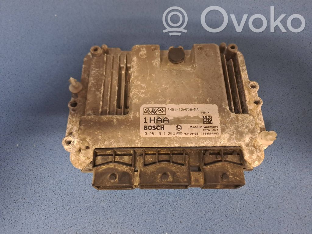 Engine control unit/module ECU   3M5112A650MA,1039S04403,0281011263