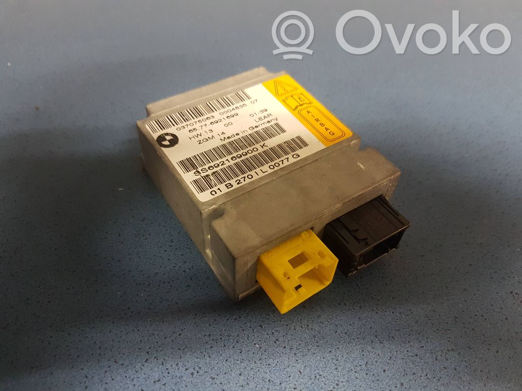 BMW 7 E65 E66 Gaisa spilvenu vadības bloks 