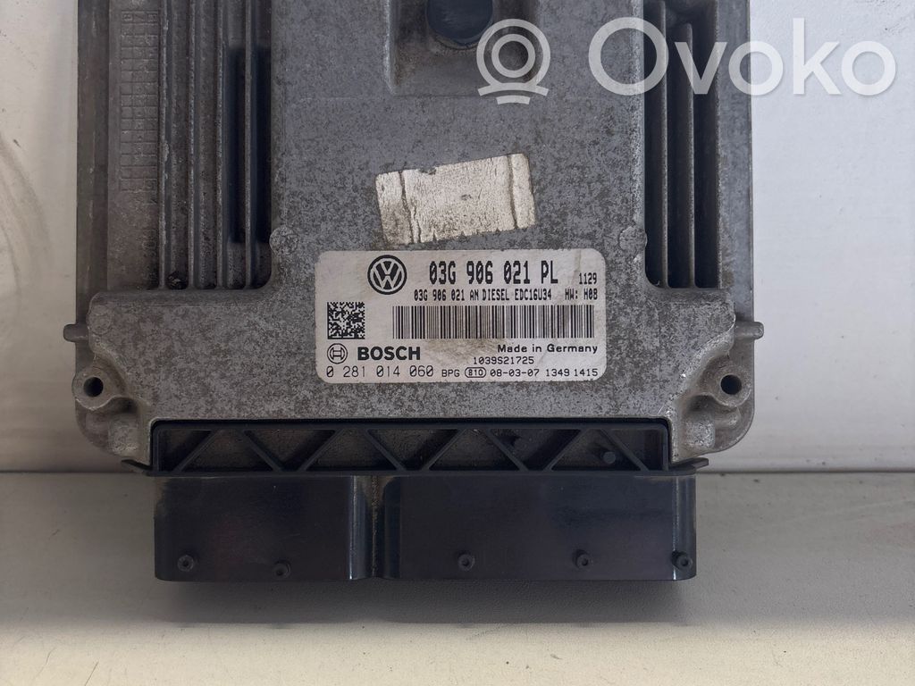 Volkswagen Golf V Engine control unit/module 