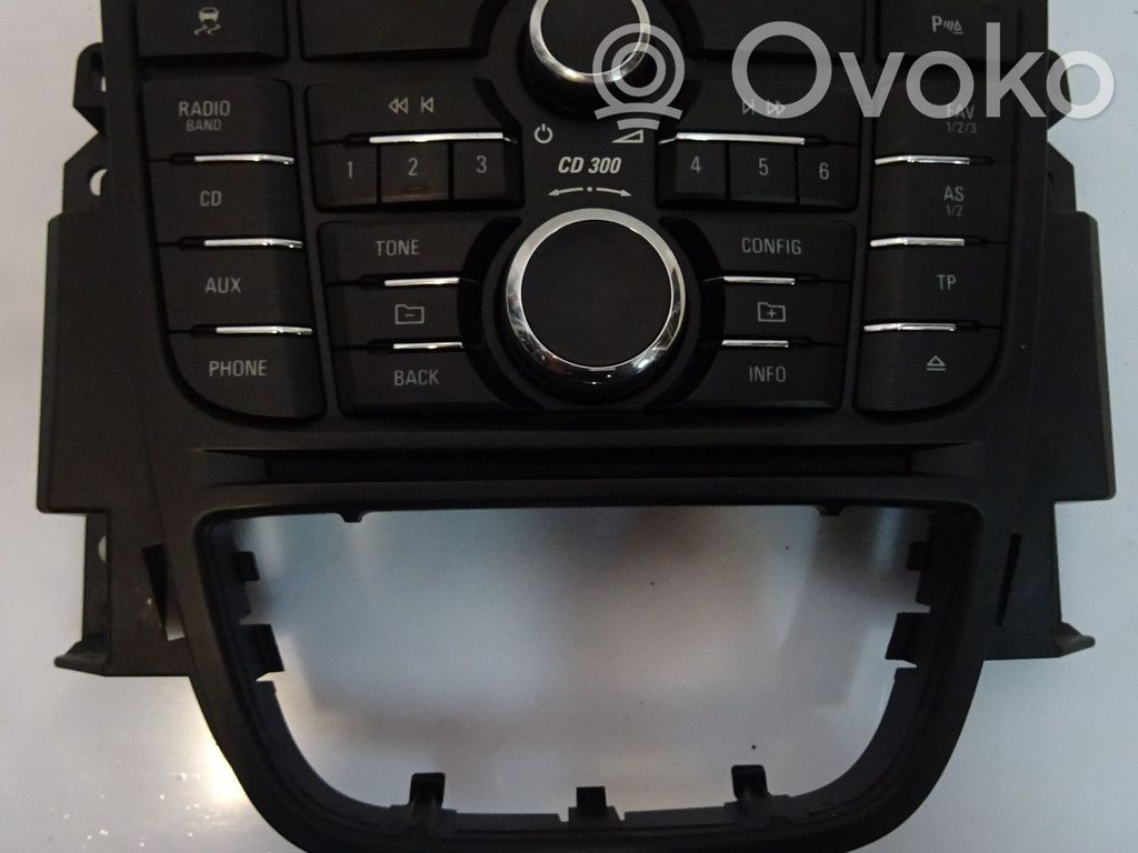 Opel Astra J Unidad delantera de radio/CD/DVD/GPS 