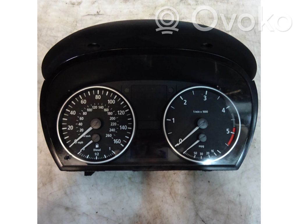 BMW 3 E90 E91 Speedometer (instrument cluster) 