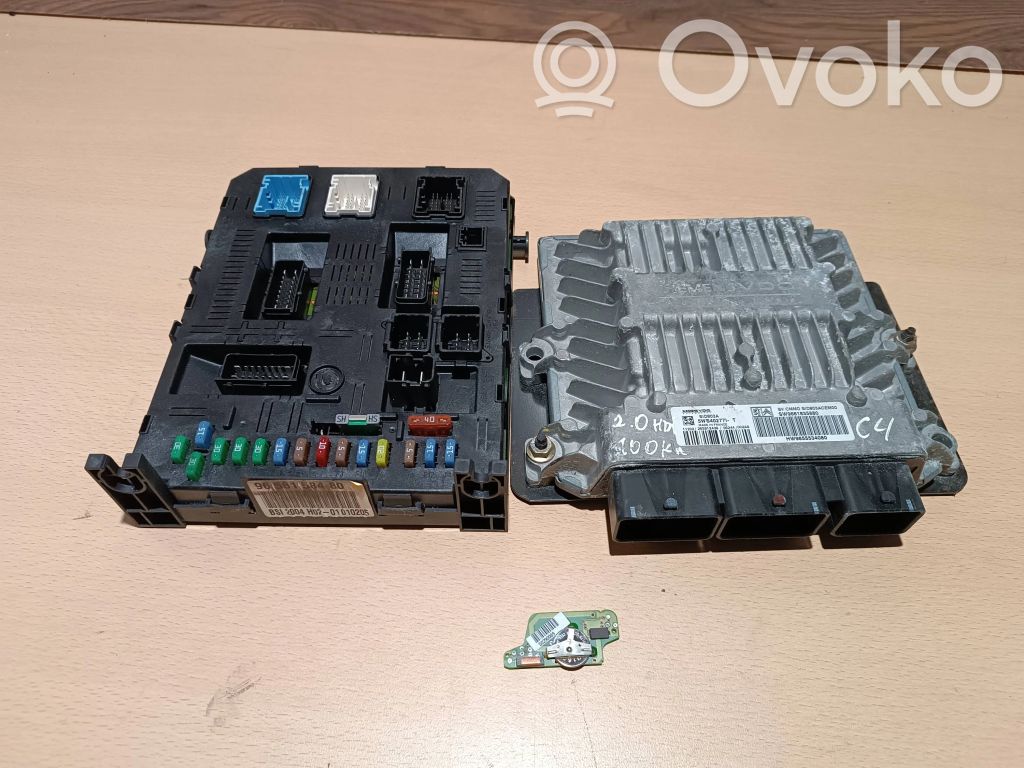 Citroen C4 I Engine ECU kit and lock set 