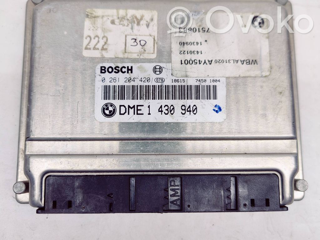 BMW 3 E46 Engine control unit/module 